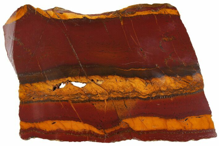 Polished Desert Sunset Banded Iron - Western Australia #132937